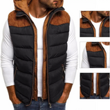 Manteau doudoune chaude sans manche à capuche - Livraison offerte