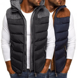 Manteau doudoune chaude sans manche à capuche - Livraison offerte
