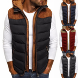Manteau doudoune chaude sans manche à capuche - Livraison offerte