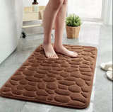 Tapis de bain effet pavé antidérapant  - Livraison offerte