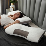 Oreiller cervical aide à dormir et évite les torticolis - Livraison offerte