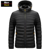 Doudoune Thermique Coupe-vent avec Capuche - Livraison offerte