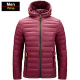 Doudoune Thermique Coupe-vent avec Capuche - Livraison offerte