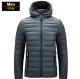 Doudoune Thermique Coupe-vent avec Capuche - Livraison offerte