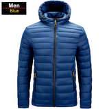 Doudoune Thermique Coupe-vent avec Capuche - Livraison offerte