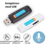 Clé USB avec enregistreur vocal intégré - Livraison Offerte