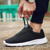 Baskets de marche avec semelle compensée confortables et respirantes pour homme et femme - Livraison Offerte