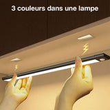 2x Réglettes LED 20cm magnétique avec détecteur de mouvements - 2 + 1 offerte - Livraison offerte