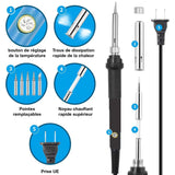 Kit fer a souder avec multimètre numérique LCD - Livraison offerte