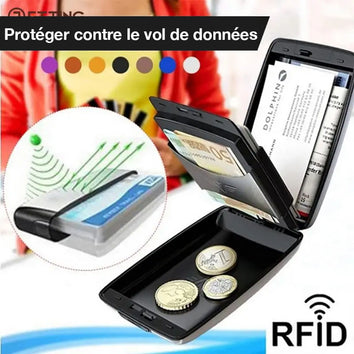 Porte-feuille sécurisé avec puce RFID - Livraison offerte