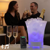 Bac à glaçons LED avec haut-parleur rechargeable - Livraison Offerte