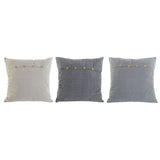 Lot de 3 Coussins Home Esprit Bleu Beige Méditerranéen 60 X 20 X 60 CM - Livraison offerte