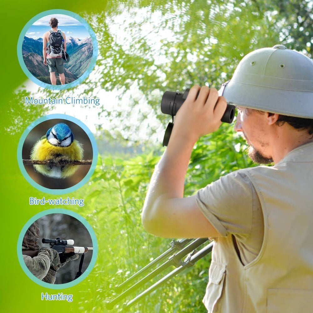 Monoculaire 8x Compact - Haute Qualité - Pour Chasse Et Observation Oiseaux